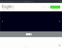 Tablet Screenshot of eaglegolftours.com